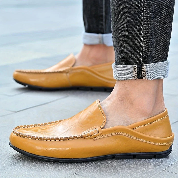 Easy slip-on men's loafers. Max comfort & sophisticated style, perfect for dress, casual, or work.