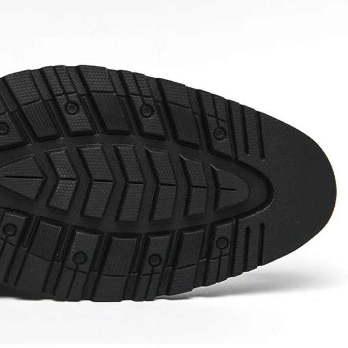 Premium men's slip-on loafers, combining ease of wear with dress shoe elegance & casual comfort.