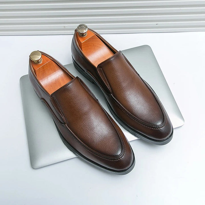 Elegant men's dress loafers, slip-on style with comfortable fit. Perfect for men's fashion.