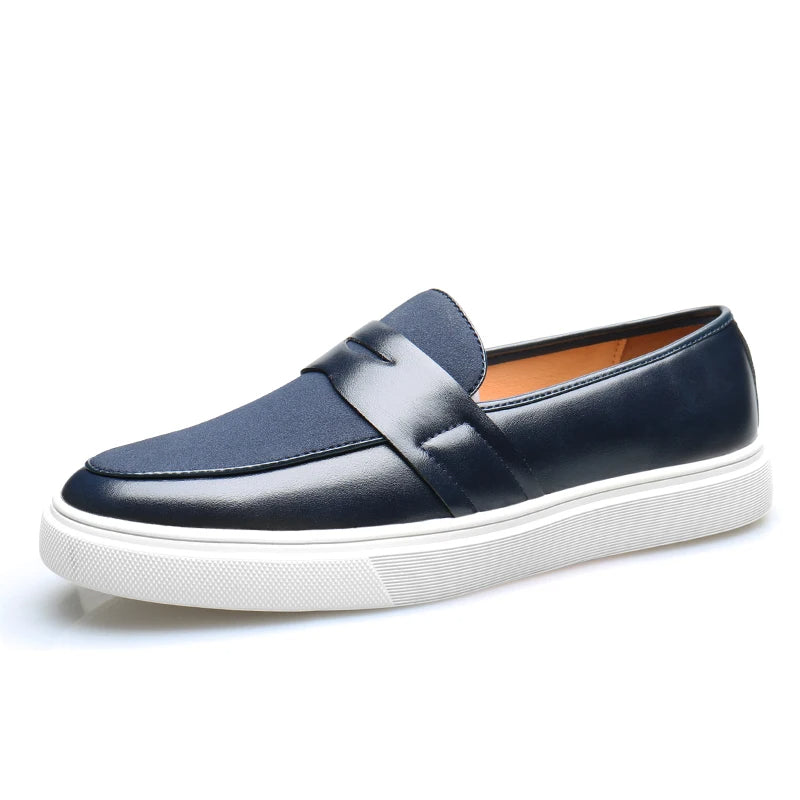 Dress casual men's slip-on loafers. Durable, comfortable, and perfect for elegant everyday style.