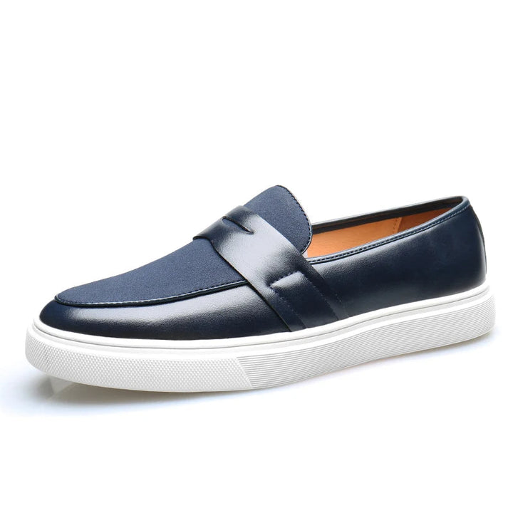 Dress casual men's slip-on loafers. Durable, comfortable, and perfect for elegant everyday style.