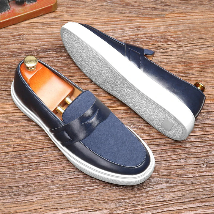 Effortless men's fashion with slip-on loafers. Comfortable and versatile for office or weekend.