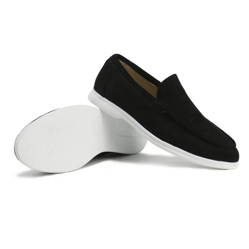 Premium men's slip-on loafers, blending sleek design, comfort, & versatile fashion for modern men.