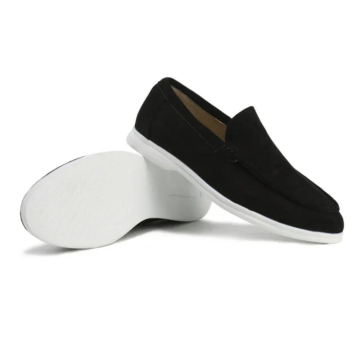 Premium men's slip-on loafers, blending sleek design, comfort, & versatile fashion for modern men.