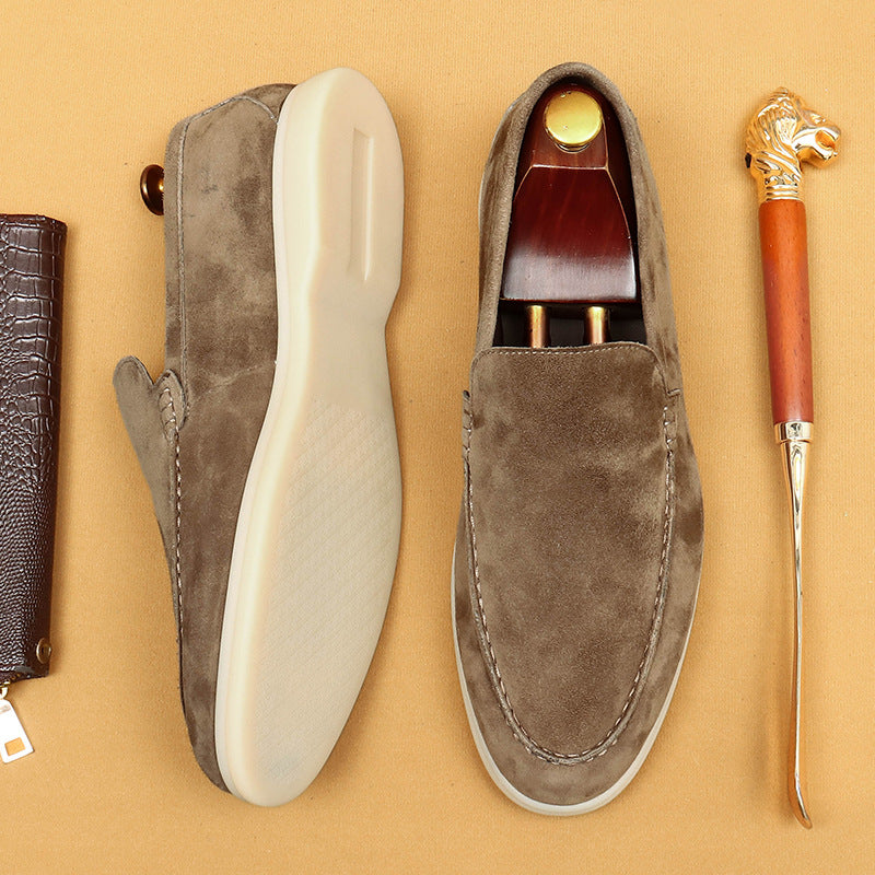 Comfortable men's slip-on loafers, ideal for all-day wear. Cushioned casual & dress shoes for men.