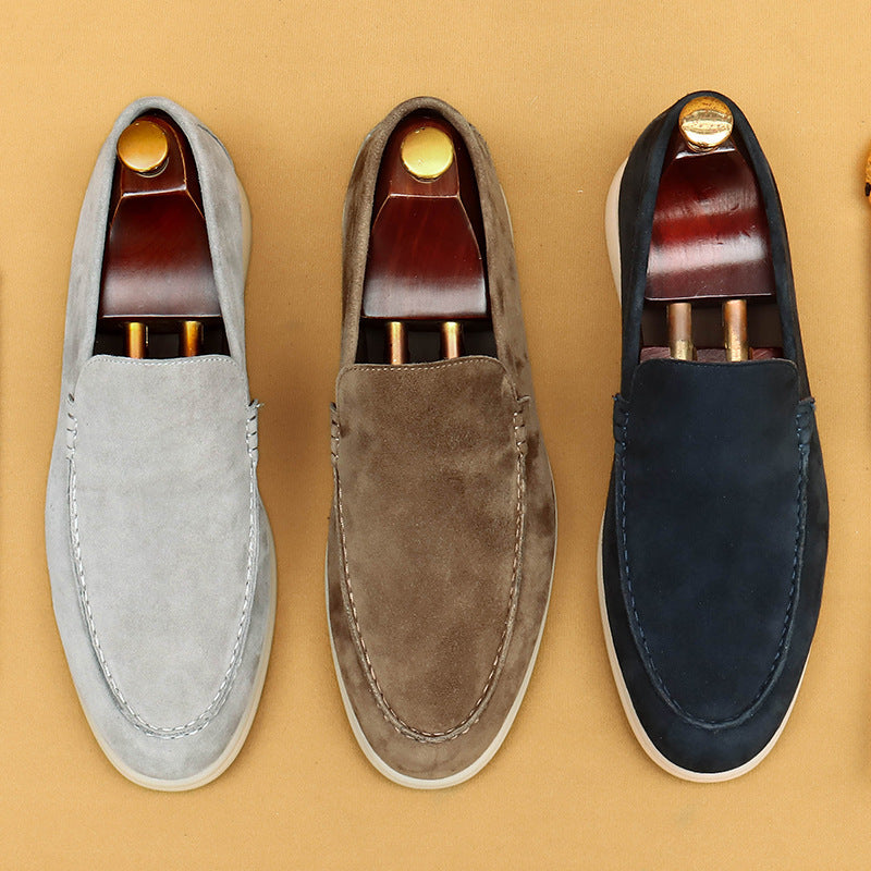 Elegant men's slip-on loafers, a sophisticated choice for modern men's fashion & comfort footwear.