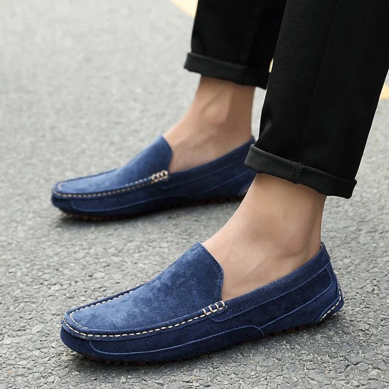 Comfortable men's slip-on loafers, ideal lightweight shoes for everyday wear & classic smart casual looks.