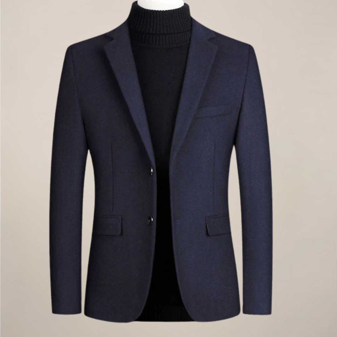 Bordeaux men's tailored smart casual blazer, a stylish jacket for contemporary fashion & business.