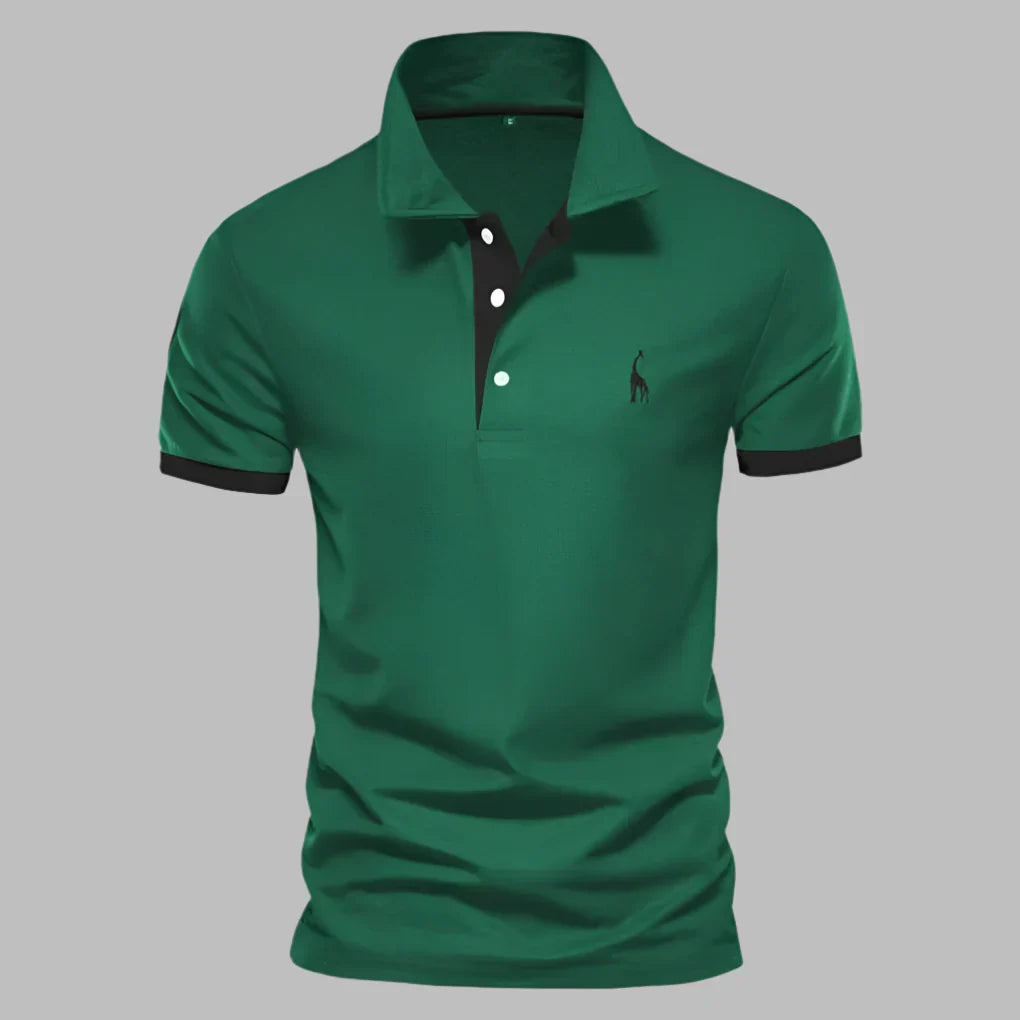 Versatile men's smart polo shirt, perfect for everyday wear or smart casual occasions.