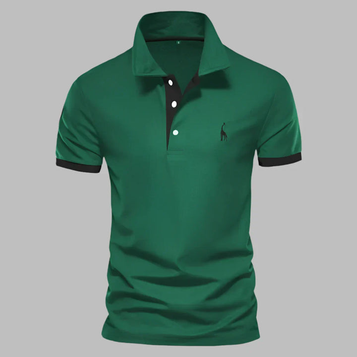 Versatile men's smart polo shirt, perfect for everyday wear or smart casual occasions.