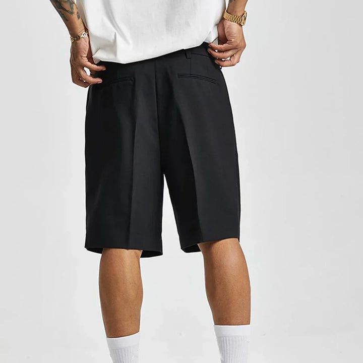 Performance men's shorts, moisture-wicking & quick-dry, tailored for a slim fit & active summer.