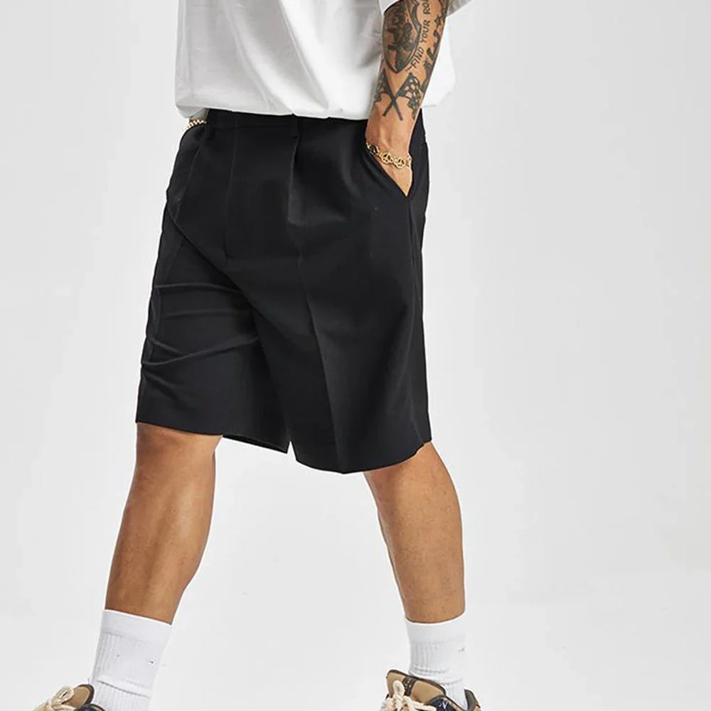 Everyday men's tailored shorts, comfortable & moisture-wicking, a smart slim fit for any summer activity.