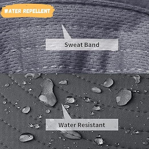Lightweight, breathable men's solar cooling hat, foldable & provides excellent UV protection for travel & outdoors.