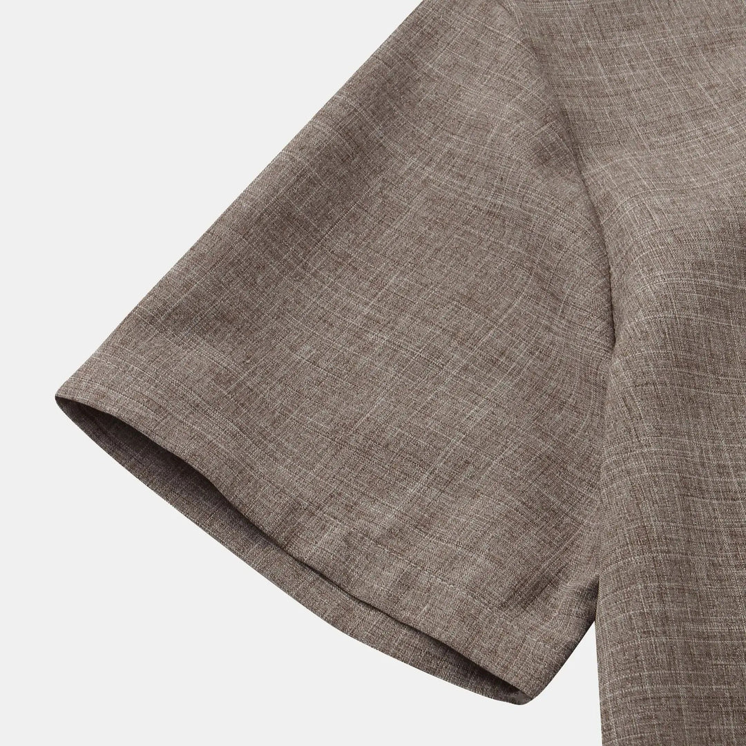 Comfortable men's Solaro summer shirt. Short sleeve, breathable, perfect for beach & warm weather.