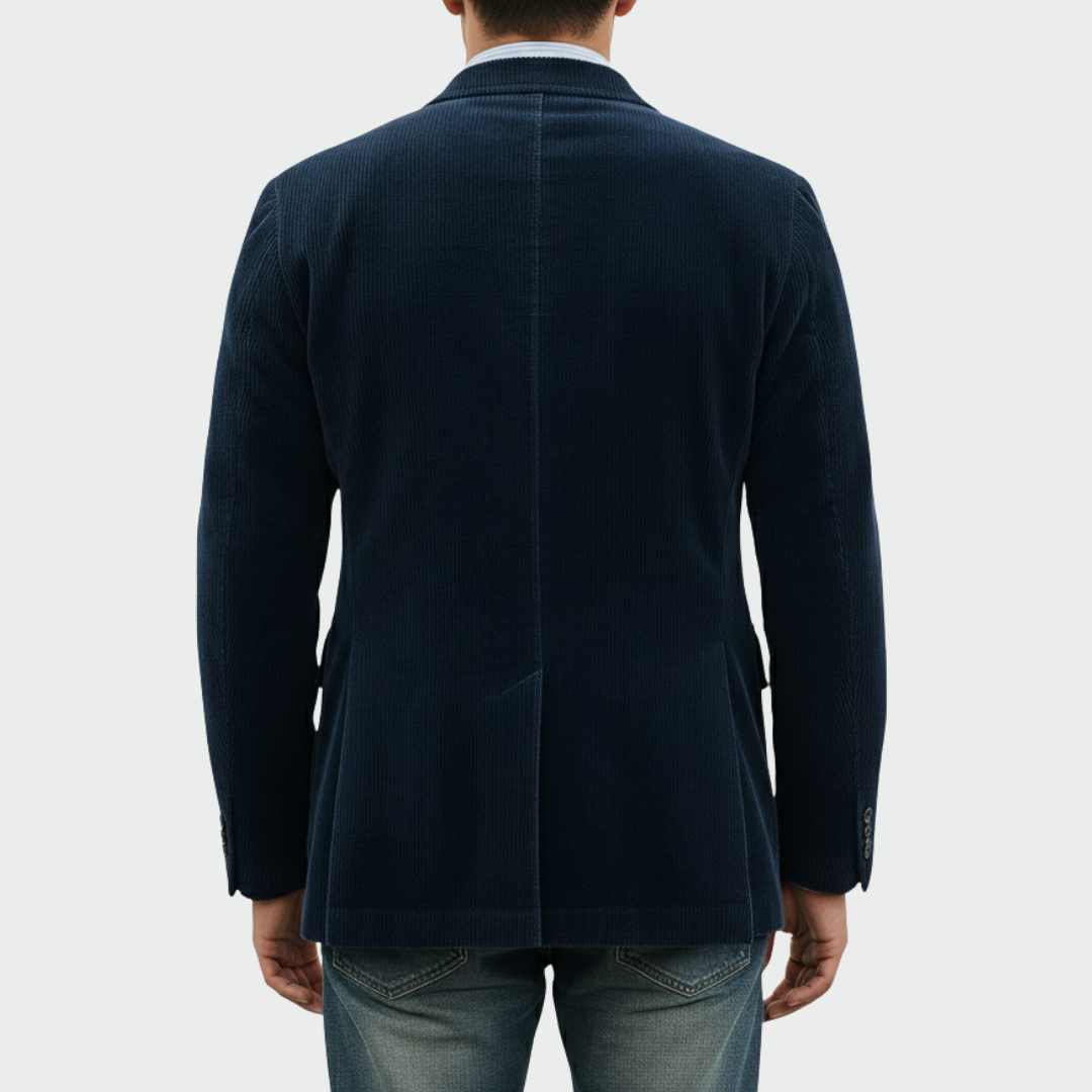 Dapper men's 2-piece blazer and vest suit, offering a sophisticated look for business, parties, or formal occasions.