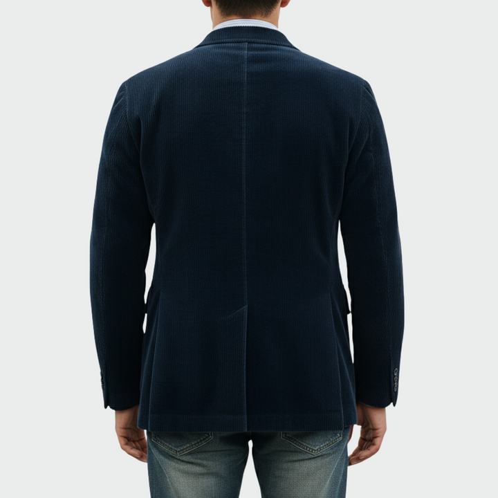 Dapper men's 2-piece blazer and vest suit, offering a sophisticated look for business, parties, or formal occasions.