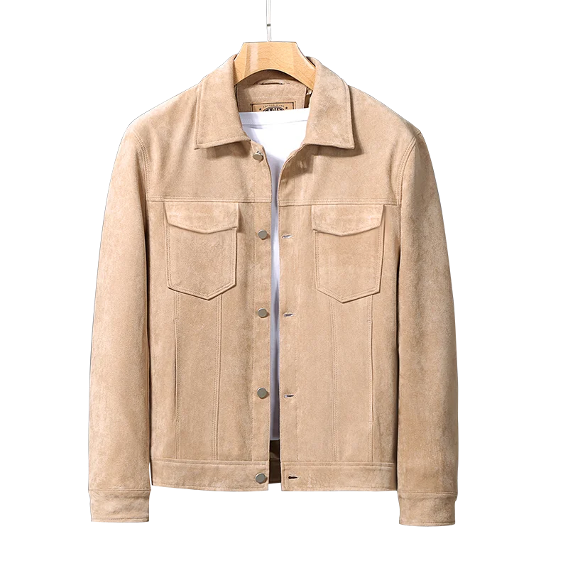 Stylish Men's Soren collared jacket, modern men's outerwear, ideal versatile layering piece.