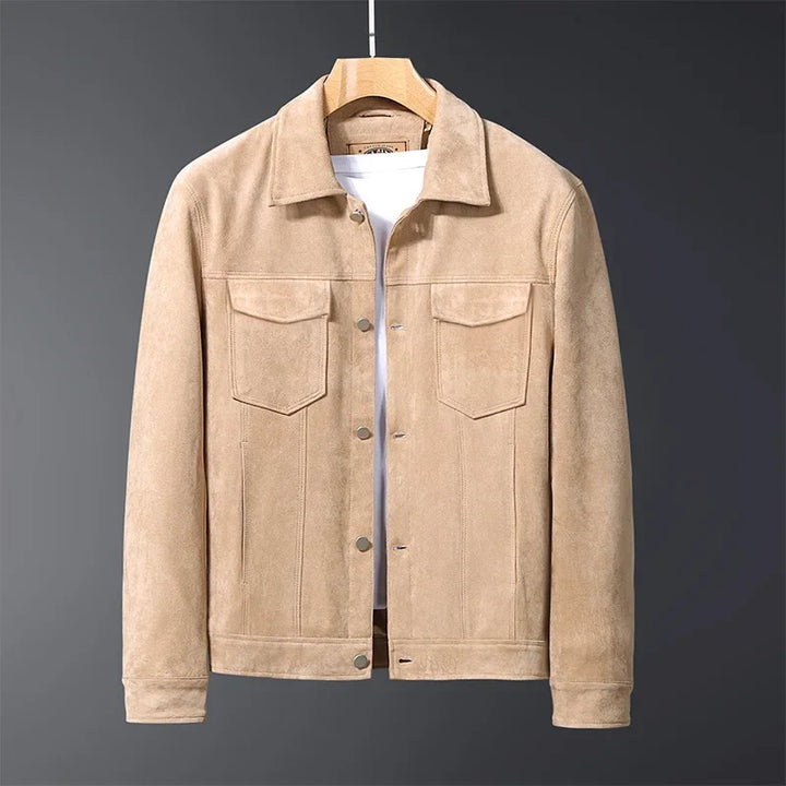 Men's Soren casual jacket, soft comfortable fabric, versatile outerwear for fall & spring fashion.