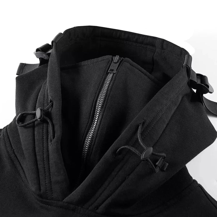 Modern Men's zip hoodie for activewear, offering cozy comfort and versatile layering.