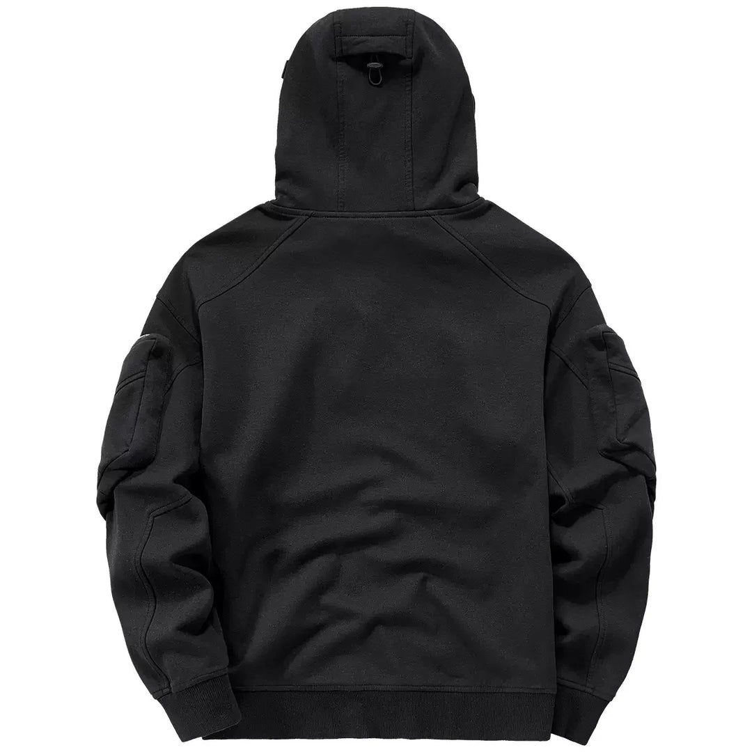 Sleek Men's casual zip hoodie, perfect for everyday comfort, modern style, and urban fashion.