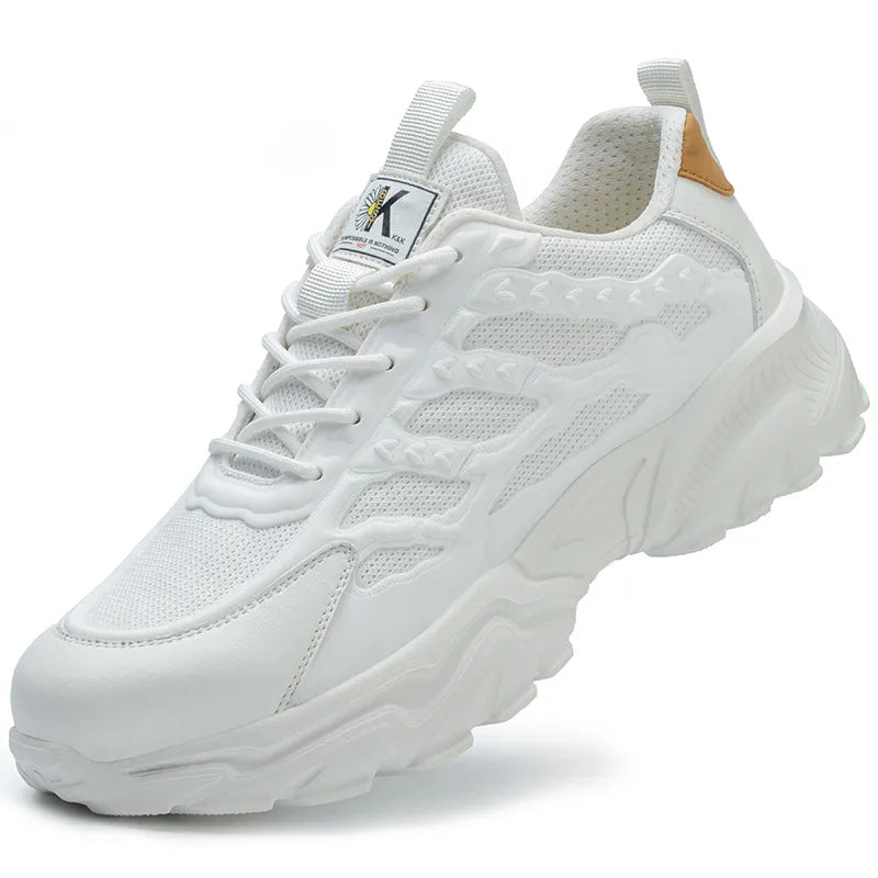 Rugged men's steel toe safety sneakers, built for durability and ultimate work protection.