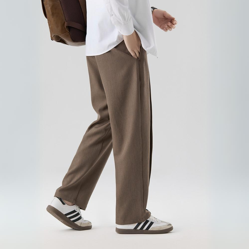 Versatile men's Sterling pleated pants, ideal for dress, business casual, or smart casual wear.
