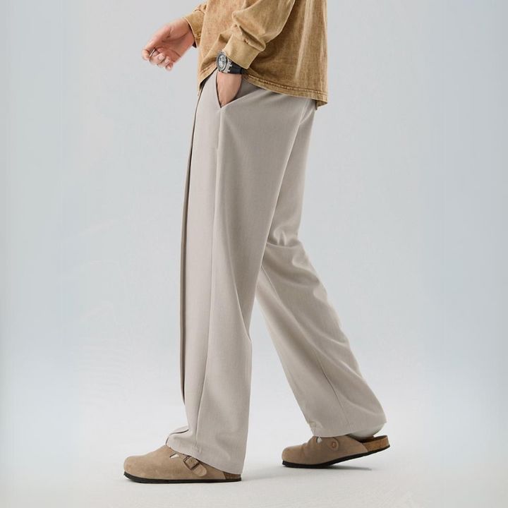 Men's Sterling dress pants, pleated for comfort and style. Ideal for business casual & smart looks.
