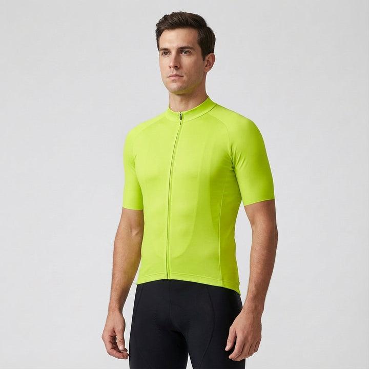 Men's Steven short-sleeve cycling jersey and matching bib shorts, a complete sportswear workout set