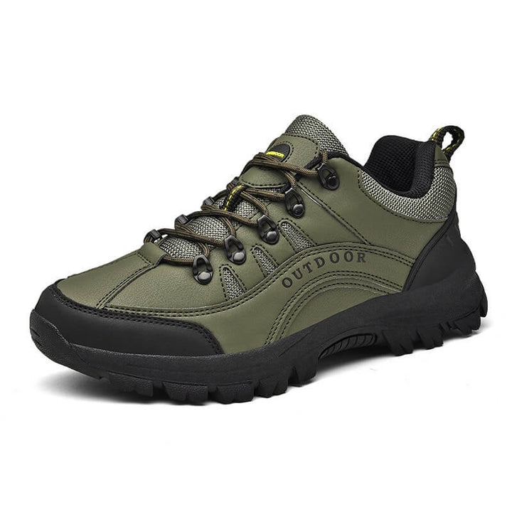 Men's StrideEase walking shoes, gray, with cushioned sole & orthopedic support for ultimate comfort & foot pain relief.