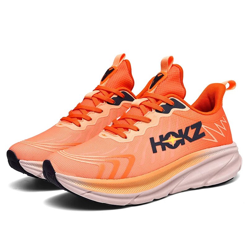Close-up of Men's StrideX running shoes, breathable upper, ideal for running