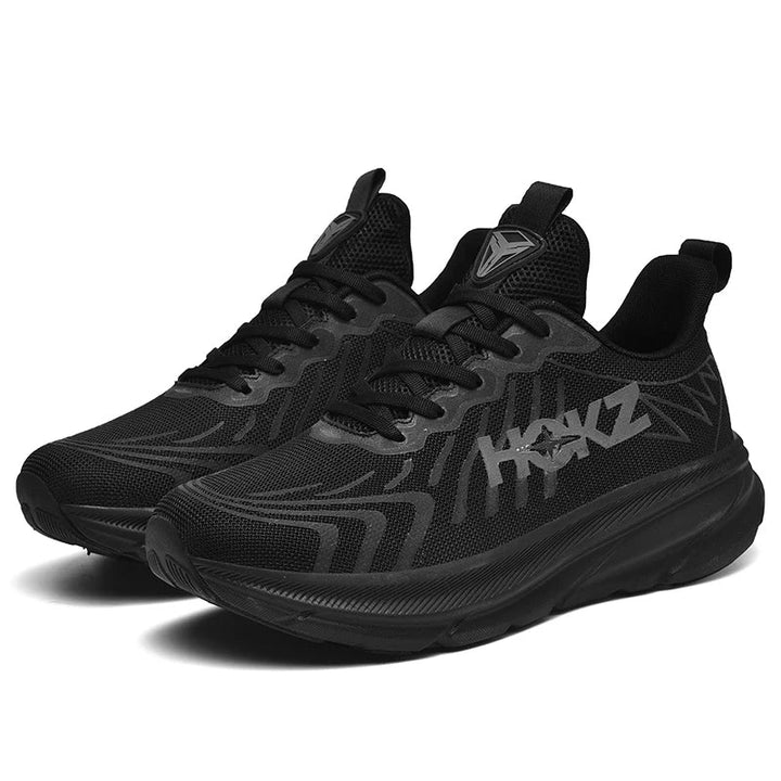 Pair of Men's StrideX athletic sneakers from side, comfortable and eco-friendly