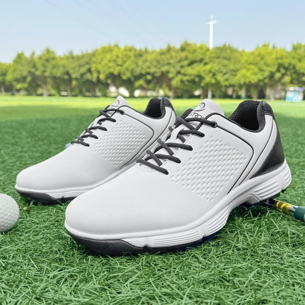 Men's Striker Pro comfort golf shoes, athletic design with superior course traction.