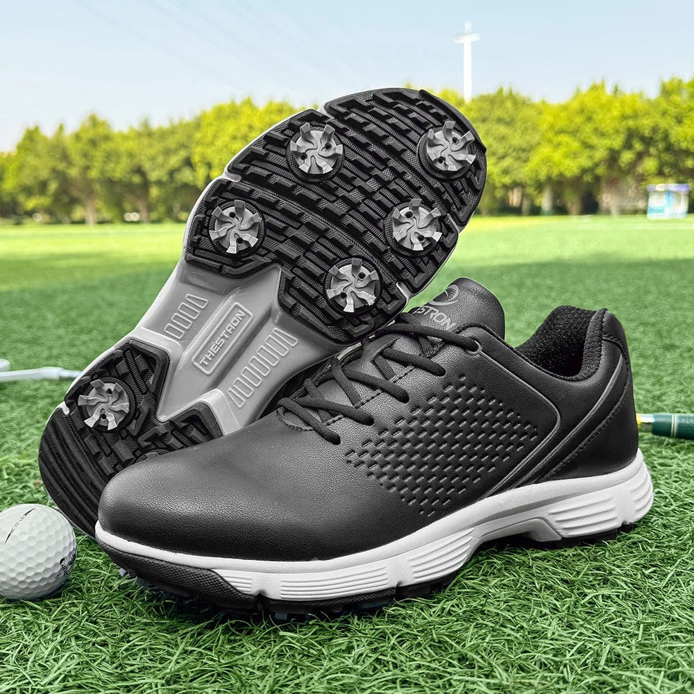 Performance Men's golf footwear, Striker Pro, ensuring maximum grip in all weather.