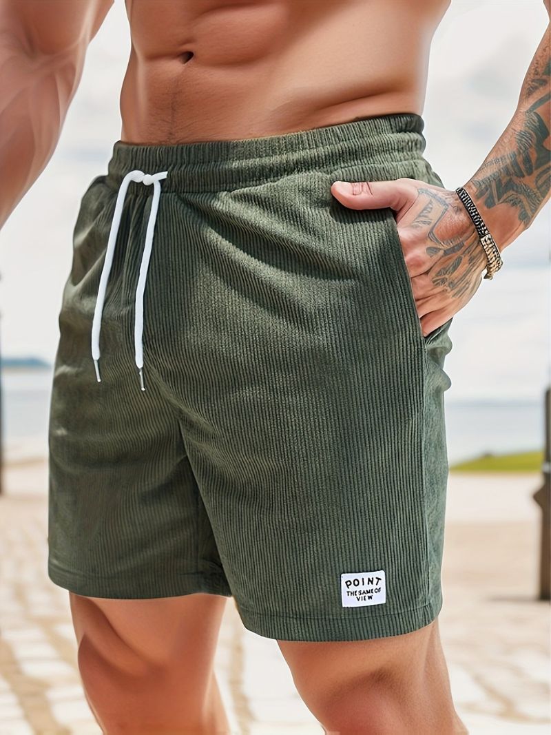 Lightweight striped shorts for men, ideal for summer casual outfits and warm weather