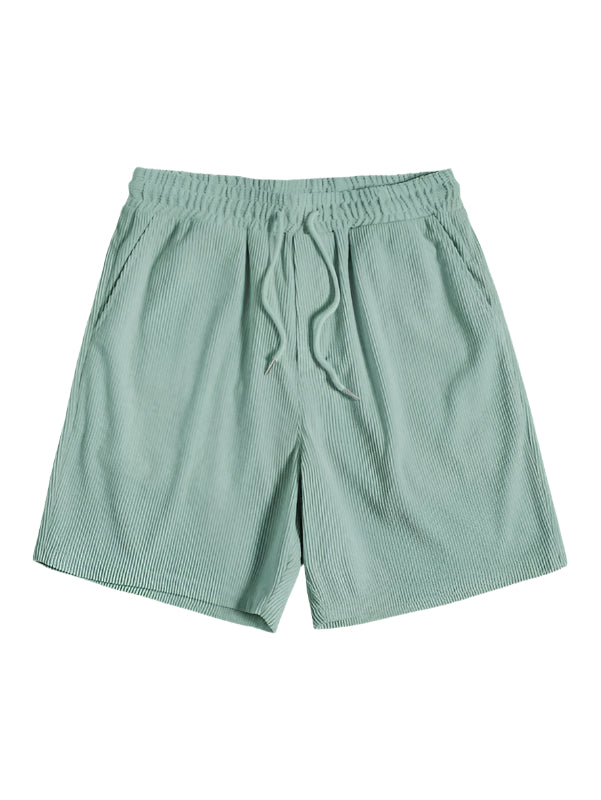 Fashionable men's striped summer set for warm weather, casual and comfortable.
