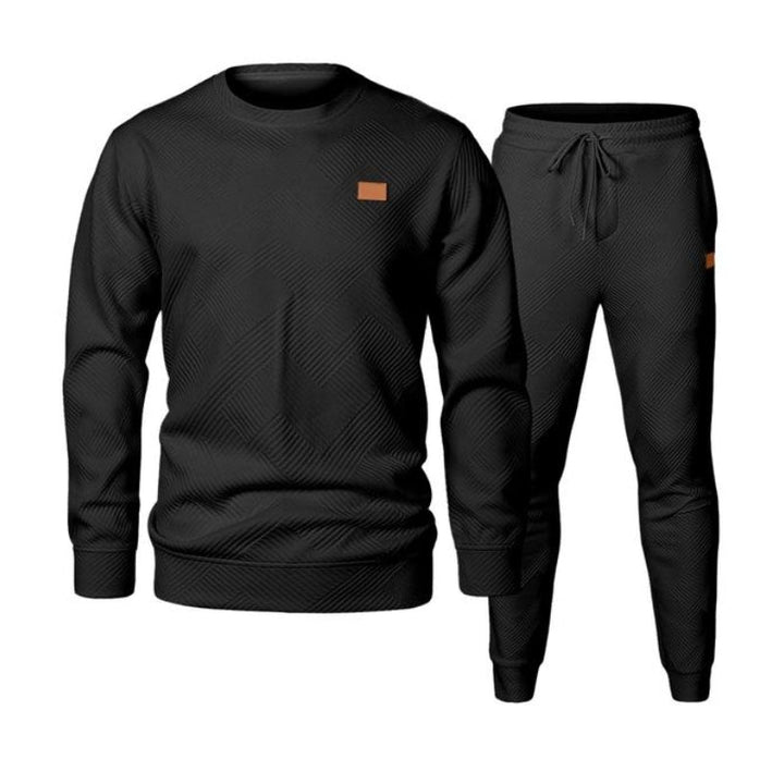 Men's stylish 2-piece sweatsuit set for ultimate comfort and effortless casual wear.