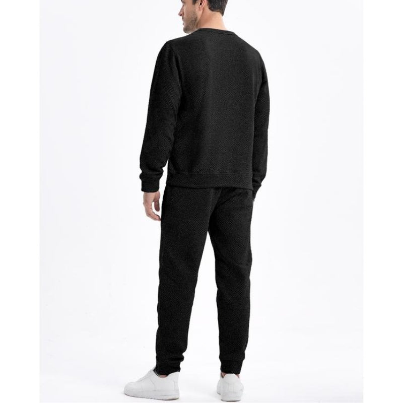 Athletic men's 2-piece matching outfit, a stylish and comfortable sweatsuit set.