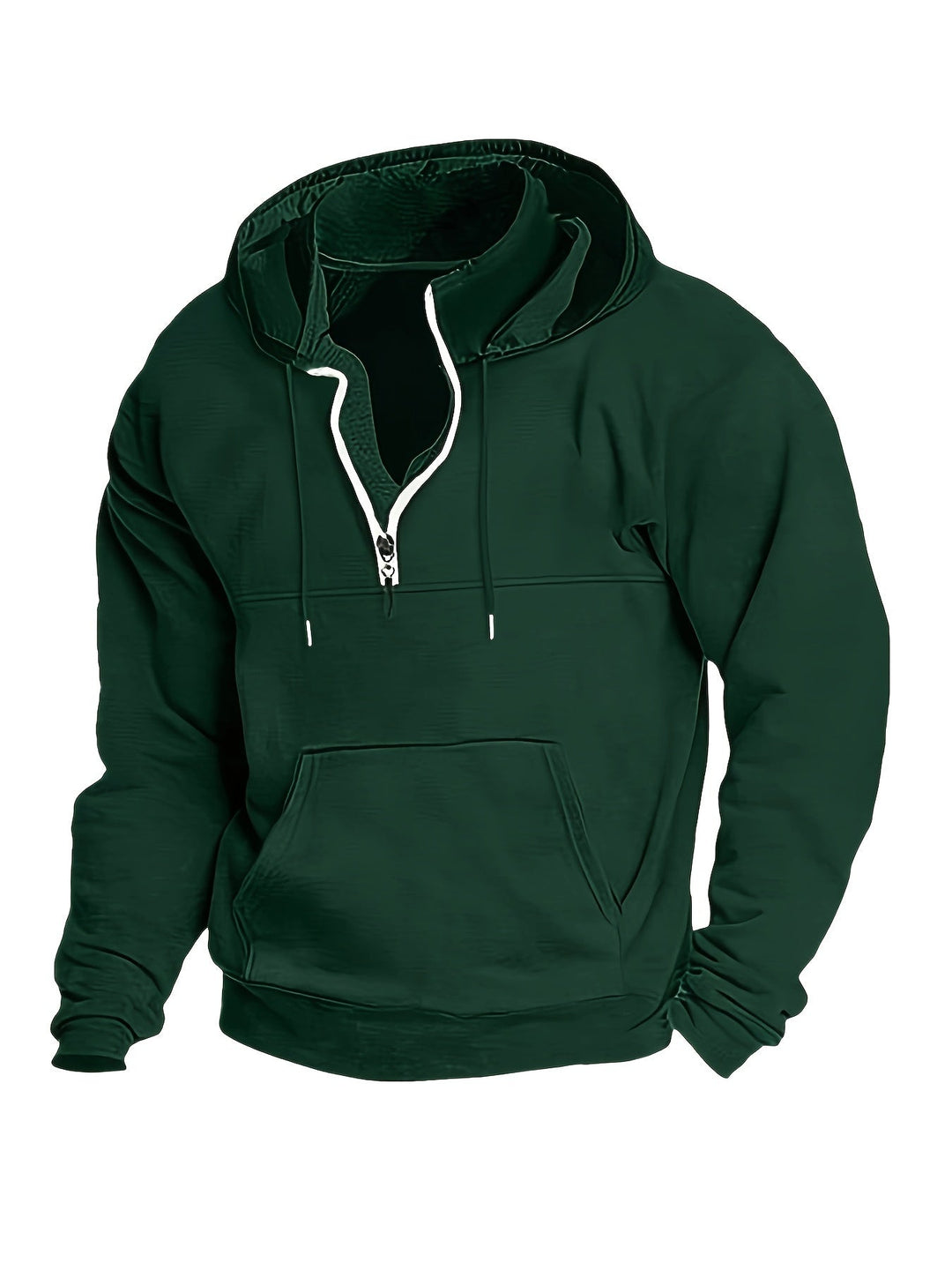 Men's stylish Archer half-zip hoodie. Perfect for casual autumn & winter fashion.