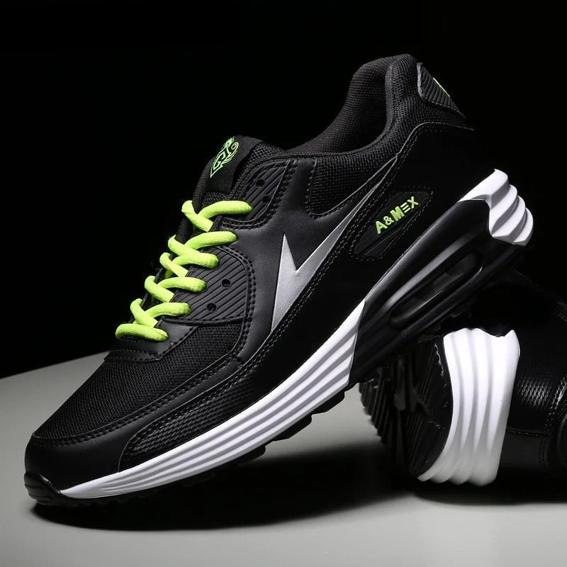 Premium men's sneakers, combining athletic performance with ultimate comfort.