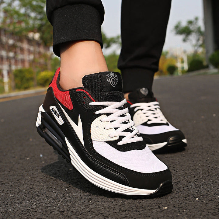 Comfortable men's athletic running shoes with breathable design for daily activities.