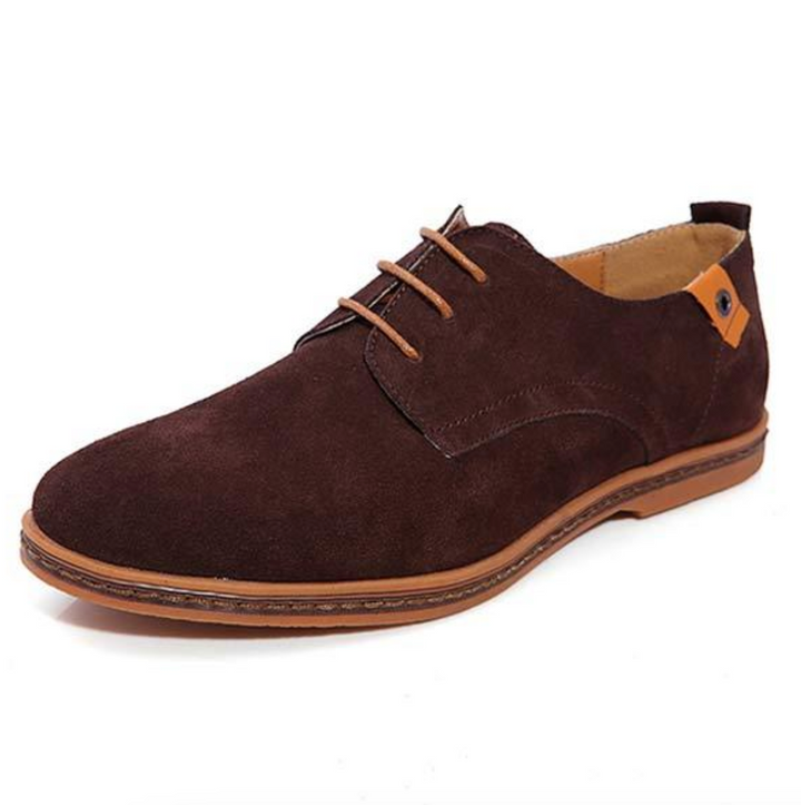 Classic men's Derby shoes, versatile for formal events, business, or smart casual outfits. Lace-up design.