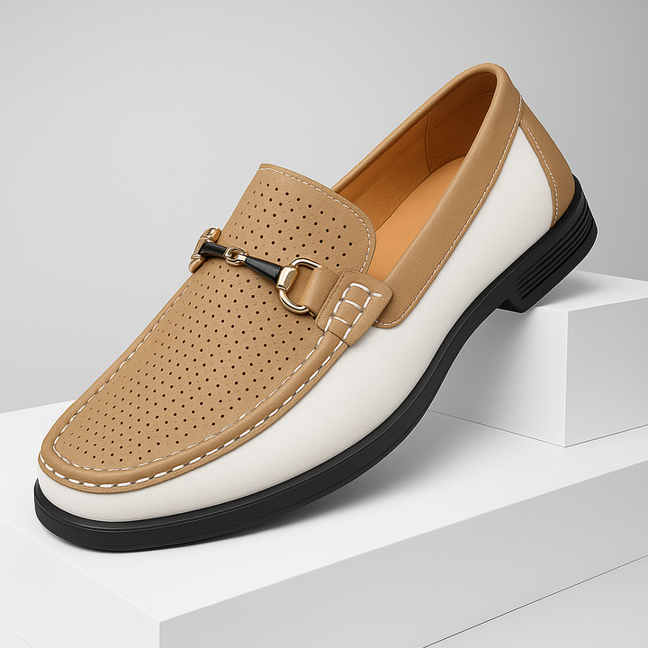 Comfortable men's bit loafers, perfect slip-on shoes for all-day wear; stylish choice for smart casual.