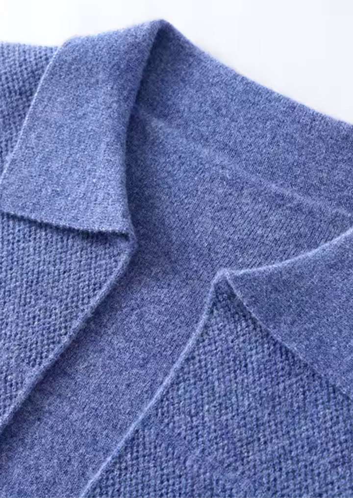 Soft knit men's versatile button-up cardigan sweater, a stylish & comfortable layering piece.