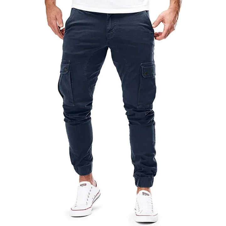 Versatile men's utility cargo pants, blending streetwear style with everyday comfort for modern men's bottoms.