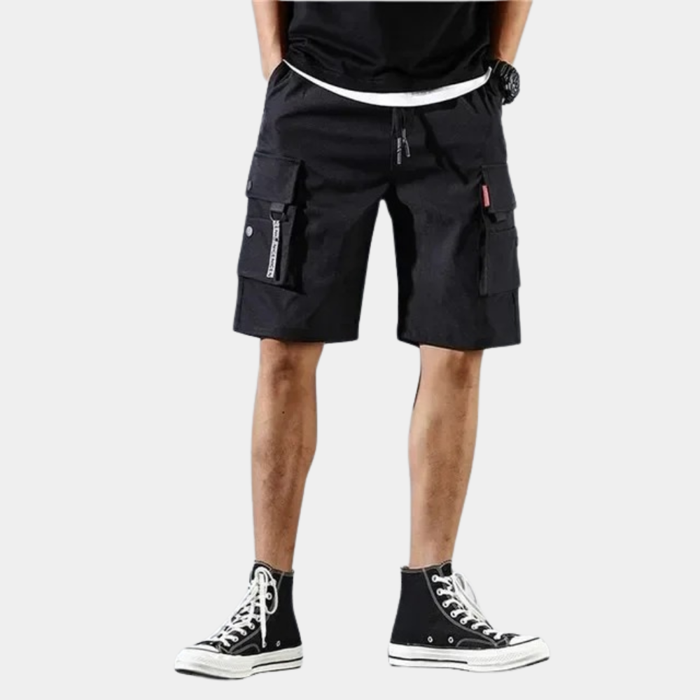 Durable men's cargo shorts, offering ultimate comfort for outdoor adventures, travel, and casual summer days.