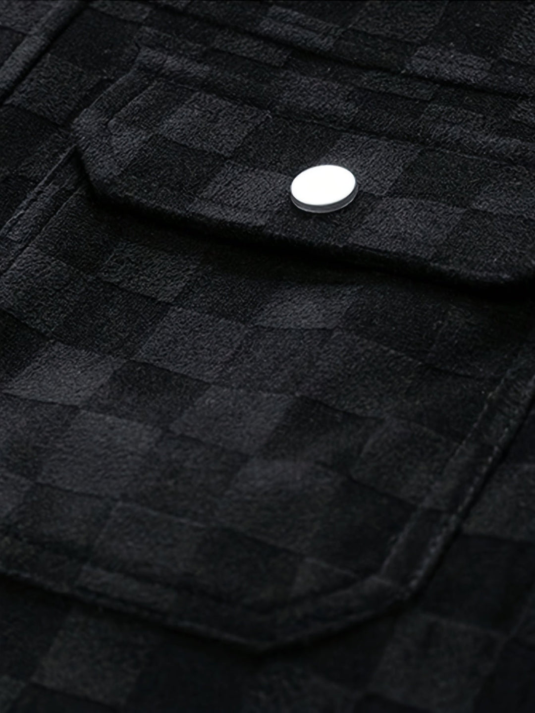 Khaki checkered men's jacket. Stylish transitional outerwear with a modern fit, perfect for casual fashion.
