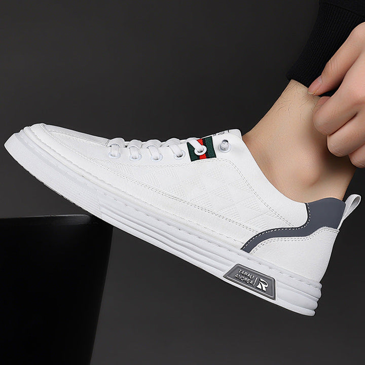 Trendy mens lace-up sneakers, combining stylish design with all-day comfort & supported fit.