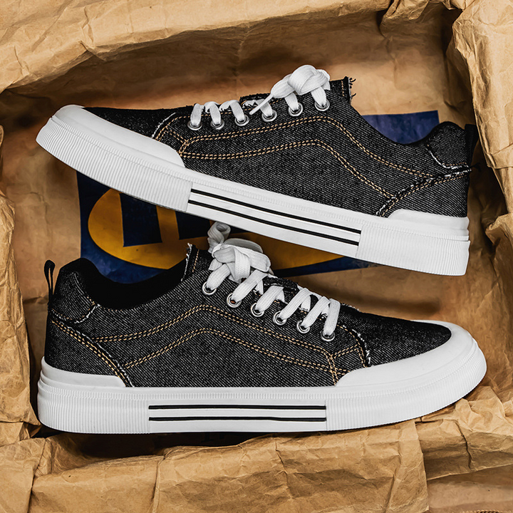 Premium men's denim sneakers, designed for ultimate comfort and modern street style.