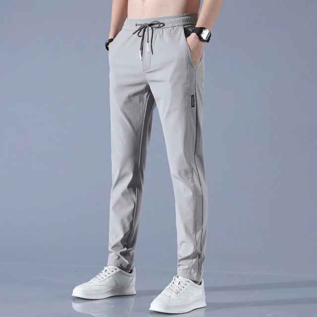 EliteFlex men's stretch chino trousers, combining regular-fit style with ultimate comfort for men's pants.