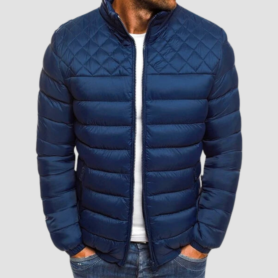 Fashionable men's lightweight jacket by VanguardWear, ideal for casual spring/fall outings & everyday style.